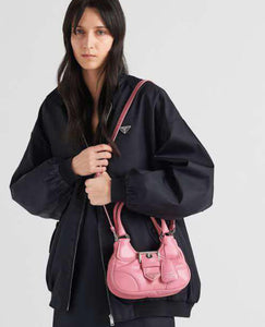 PRADA Moon Padded Nappa-leather Shoulder Bag - Official Model