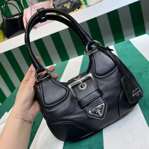 PRADA Moon Padded Nappa-leather Shoulder Bag - Official Model